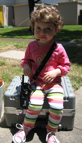 Dot Rev demonstrating the gear